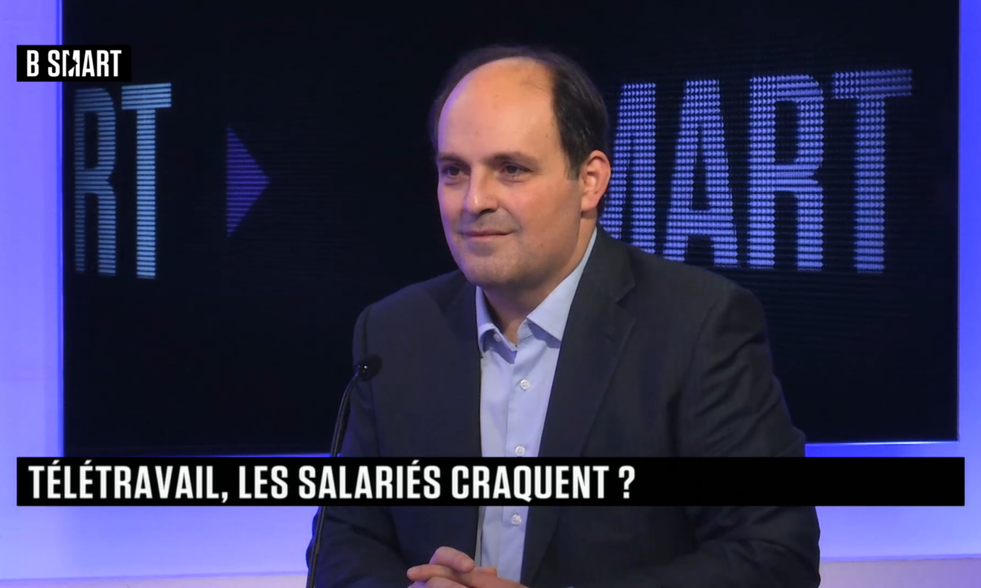 Georges Aoun cofondateur de Concilio en interview sur B SMART "Télétravail, les salariés craquent ?"