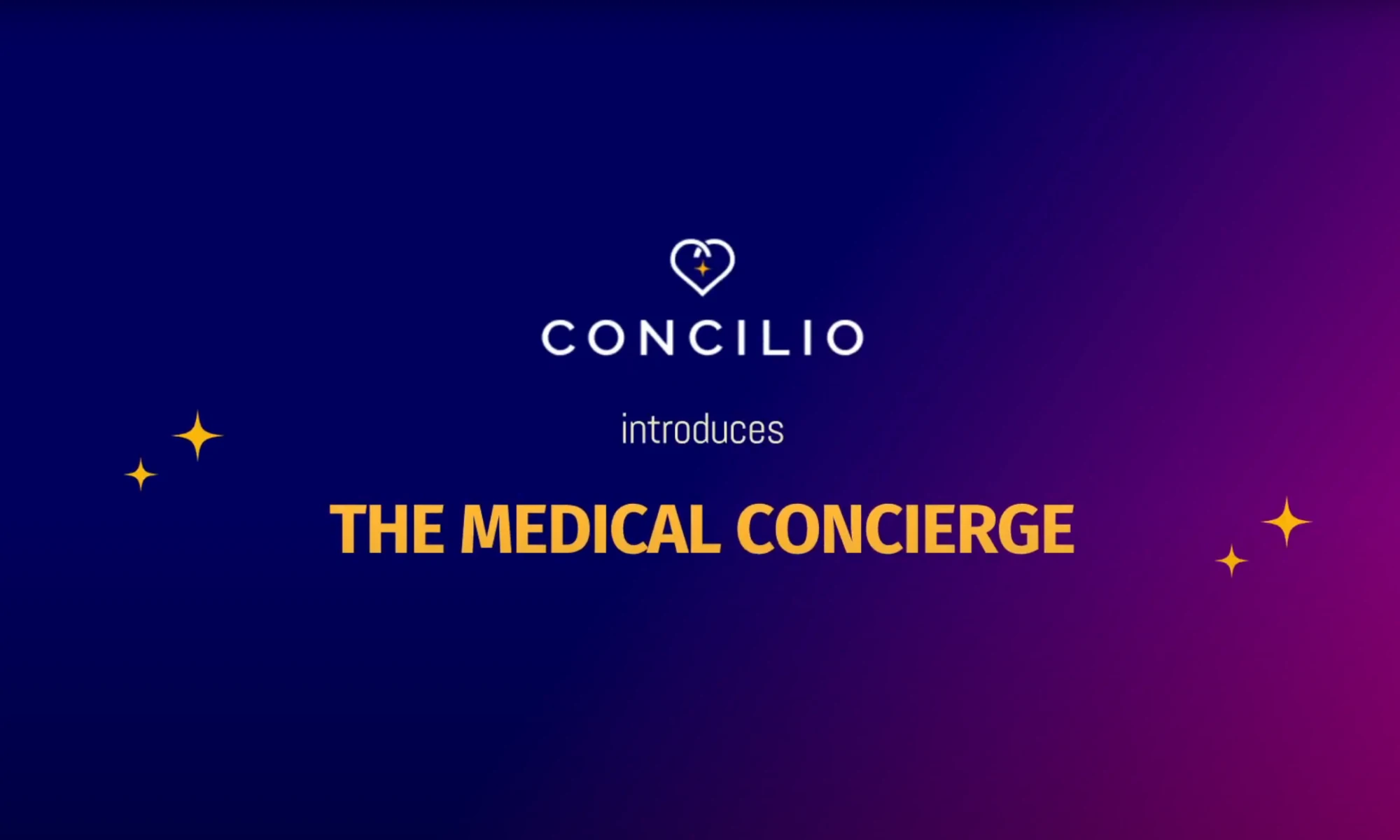 VIDEO - Discover Concilio, the medical concierge